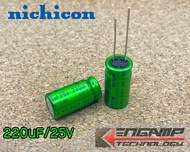 (1ตัว) 220uF/25V BP. 85C 20% Nichicon MUSE 12.5x25mm P=5mm