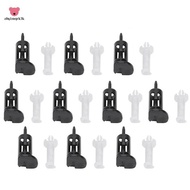10Pcs Plastic Mounting Clip for  4 Way CPU Coolers CPU Heatsink Cooler Fan Replacement Spare Parts A