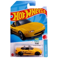 Hot Wheels 91 mazda Mx-5 Miata yellow