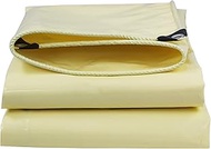 Beige Tarpaulin Waterproof Heavy Duty PVC 500g/㎡ Tarp Sheet Cover Multipurpose Tarpaulin Sheet - Cov