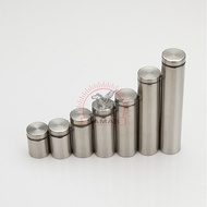 Acrylic Spacer / Glass Spacer / Wall Mount Standoff Screw - Matt Stainless Steel