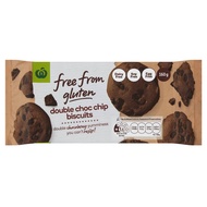 Woolworths Free From Gluten Double Choc Chip Biscuits, 160g (Assorted)