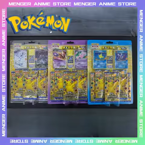 Pokemon Chinese Traditional S8a 25th PTCG Trading Booster Pack Mew Mewtwo Pikachu Charizard Gift Box