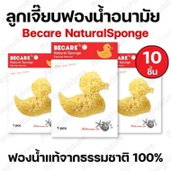 ️ 10 Pieces Becare Sanitary Sponge Chick Natural 1 Good Absorption Clean Safe Standard