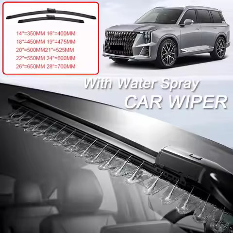 2PCS Car Blade Front Windshield Rubber With Water Spray Wiper ForLAND ROVER RANGE ROVER SPORT L461 V
