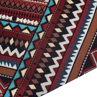 Multi-color Tribal Fabric Thai Woven Fabric Craft Supplies Textile 1/2 yard