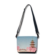Women's Sling Bag, Japanese Printed Canvas Sling Bag Souvenir Sling Bag Sling Bag Woman