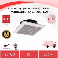 KDK 25TGQ7 (25CM/10INCH)  CEILING VENTILATING FAN EXHAUST FAN