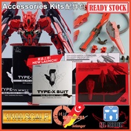 [SJL Model] MG White Red Black Astraea Type X Finsternis Fin Shield GN High Mega Launcher 8816A 8816