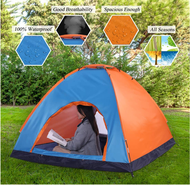 Camping Tent for 2-4-6-8 Person, Family Dome Waterproof Backpacking Tent Easy Setup