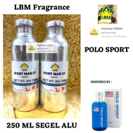 SPORT MAN Aroma Parfum POLO SPORT Kemasan 250 ML SEGEL Original LBM Fragrance - PERFUME - Parfum Mur