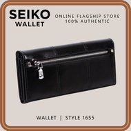 Seiko Wallet - Genuine Leather Long Wallet (With RFID Blocker) - 1655