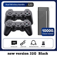 HDMI H9 TV GAMEBOX 32G 10K Kids Games 2.4G Dual Wireless Handheld Controller Game Console Game Budak Play Station H9 TV Video Game
