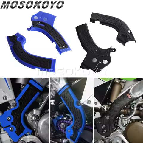 Motorcycle Accessories X-Grip Frame Guard Protection Cover Guards Plastic For Yamaha YZ250F YZ450F W
