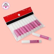 Set of 10 mini bottles of nail box glue, fake nail stickers 1 tube of 2g - 1 set of 10 tubes