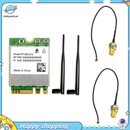 【ouwym9al】RTL8822CE Wireless Network Card Dual-Band 2.4G/5G M.2 A/E Key Card 5.0 Support Laptop Win1