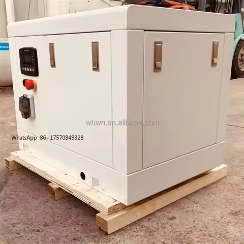 Mini Silent 3KW 5KW 6KVA Marine Generator Set Single 3 Phase Small Potable Sea Water Cooled Generato