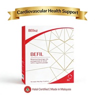 BElixz BEFIL Botanical Beverage Mix 15 Sachets - Pomegranate Lemon with L-Arginine CoQ10, Heart Heal