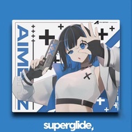 Pulsar & aimerz Pulsar & aimerz Same Style Glass Mat Eating Chicken Tile FPS Mat Replica V6CD