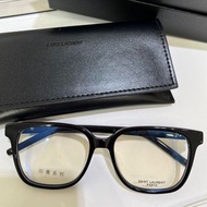 YSL眼鏡 SLM110鏡框 膠囊系列樸彩英同款眼鏡 黑框眼鏡 大框平光鏡 光學眼鏡架 近視眼鏡架 女生素顏眼鏡 男生眼鏡 商務休閒眼鏡 學生眼鏡 防藍光眼鏡