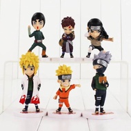 Action Figure Naruto Kakashi Gaara Minato Neji Rock Lee