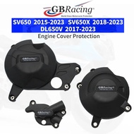 สำหรับ SUZUKI SV650 2015 2016 2017 2018 2019 2020-2023 &amp; SV650 X 2018-2023และ DL650 V-STROM 2017-2023เครื่องยนต์ฝาครอบป้องกันรถจักรยานยนต์ป้องกัน