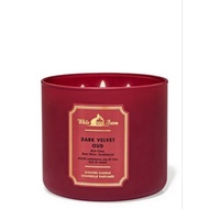 Dark velvet oud 3wick scented candle bbw bath and body works