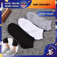 [🔥Hot Sales🔥] SS Plain Short Socks Unisex Casual Socks Cotton Sport Sock stockin lelaki wanita stoki
