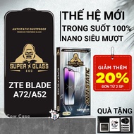 Zte Blade A72, A52 full screen tempered glass | Cowcase screen protector