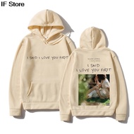 Unisex Selena Gomez benny blanco I Said I Love You First Merch Hoodie Print Hoodie Men Women Long Sl