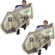 Funny Blanket Million Dollars Lunch Break Flannel OQA9