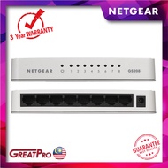NETGEAR 8 PORT GIGABIT DESKTOP SWITCH (GS208)