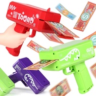 Cute Mini Prop Money Gun Paper Playing Spary Cash Shooter Gun Wedding Birthday Bachelor Party Celebr