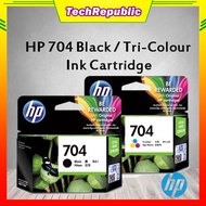 HP 704 Black Single / Tri-Colour Single / (1+1) HP 704 Black + Tri-Colour Ink Cartridge