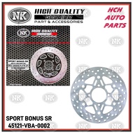 DISC BRAKE PLATE (FRONT) - SYM - SPORT BONUS SR / SPORT RIDER 125i - P/NO. 45121-VBA-0002 (NK)