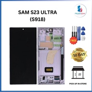 LCD SAMSUNG S23 ULTRA S918B (FRAME) - ORIGINAL CHANGE GLASS | 1 MONTH WARRANTY