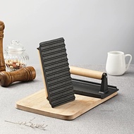 Hamburger Press Patty Maker Heat Aolfant Metal Alloy Surfor Surface Presser cho Grill Grill Grill BB