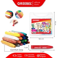 GREEBEL Crayon Kids Oil Pastel Greebel Crayon/ Children's School Crayon & Professional Non-Toxic