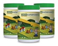 [USA]_Health Solution Prime Organic wheatgrass powder - GREEN SUPERFOOD BLEND 300G WITH NATURAL PINE