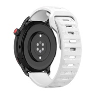 สายนาฬิกาซิลิโคนสำหรับ Samsung Galaxy Watch 6 5 4 Active 2 44mm 40mm สร้อยข้อมือ Galaxy Watch 6 4 classic 5 pro 46mm 43mm 42mm 45mm 47mm สำหรับ Huawei Watch GT 3 2 Redmi Watch 3 Active Relame Watch สายนาฬิกา