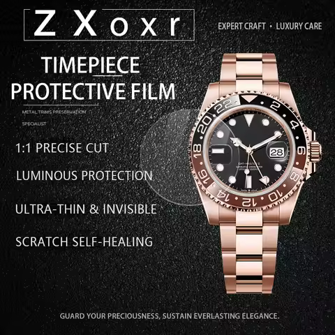 Watch Film for Rolex GMT‑Master II 126715 Oyster Bracelet Full Set Anti‑Fingerprint High‑Transparent