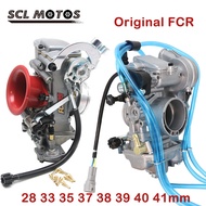 SCL MOTOS Original FCR 28 33 35 37 38 39 40 41mm Motorcycle Flatslide Carburetor For KTM XR DR400 CR