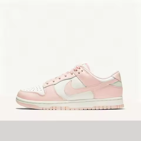 Nike Dunk Fashionable Soft Cherry Blossom Pink Versatile Low-Top Casual Durable Lightweight Sneakers