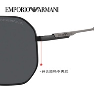 แว่นกันแดด Emporio Armani ทรงสี่เหลี่ยม สไตล์ Yangyun สำหรับผู้ชายและผู้หญิง แบรนด์ Emporio Armani ว
