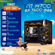 BONMECOM2 คอมประกอบ / CPU i7 14700 / RX 7600 8GB / Case ตัวใหญ่เลือกแบบได้/DDR5