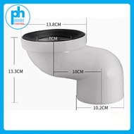 Toilet center fluid 10cm - Toilet eccentric adjustment device up to 10cm for 110mm pipes