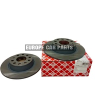 ( 100% FEBI GERMANY ) 5Q0615601D FEBI BILSTEIN REAR BRAKE DISC ROTOR VW GOLF MK6 GTI 2.0 JETTA 1.4 B