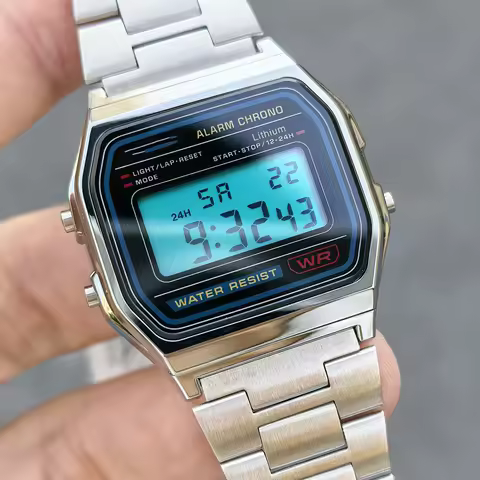 F-91 DIY Watch screen Stickers modification accessories For Casio watch F-91W/A158W/A159W Series ins