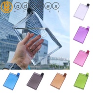 ADAMES Water Bottle Outdoor Travel Plastic Portable Creative Flat A5/A6 Drink Bottle
