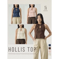 Swana.ss-Hollis top (Ho-Lis) XS-2XL Just A Shirt Sleeveless Front Tie Sleeveless Top
